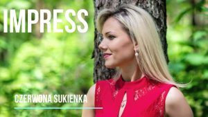 IMPRESS - CZERWONA SUKIENKA