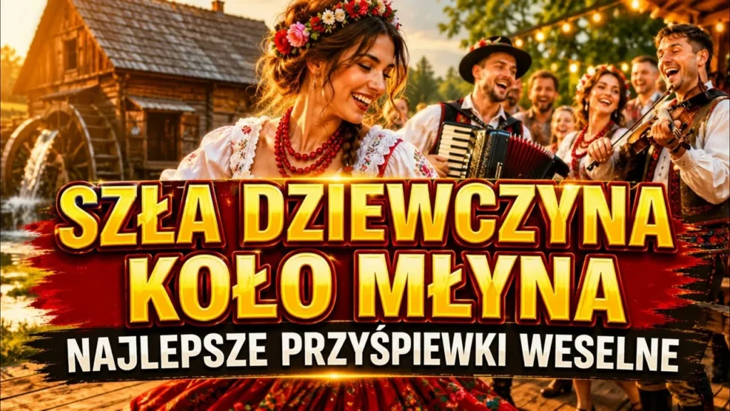 SZŁA DZIEWCZYNA KOŁO MŁYNA