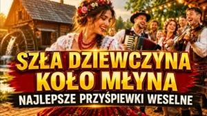 SZŁA DZIEWCZYNA KOŁO MŁYNA